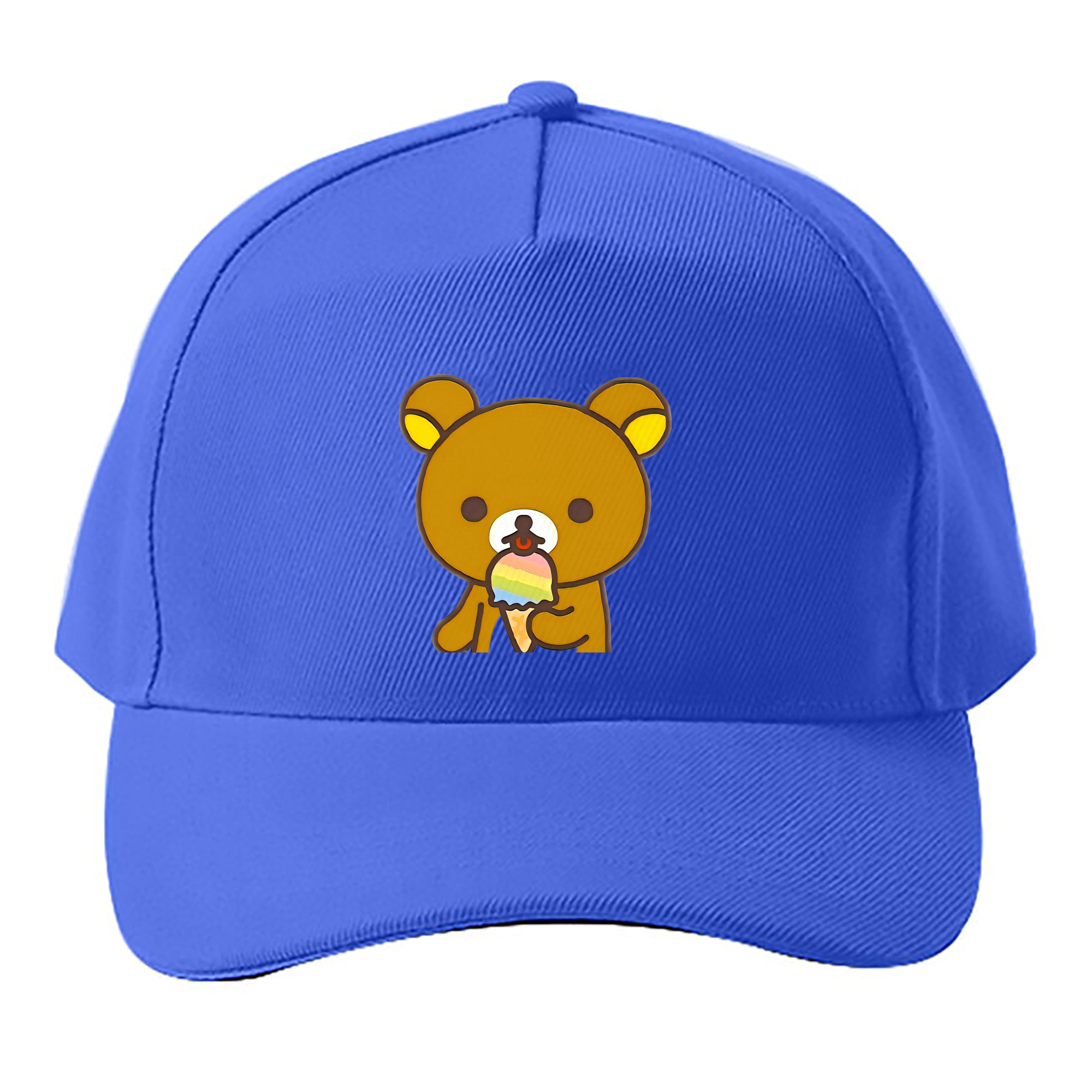 （画像用） リラックマ リラックマ キイロイトリ Rilakkuma Korilakkuma Kiiroitori ベースボールキャップ 綿100％ 男女兼用 帽子 スポーツ